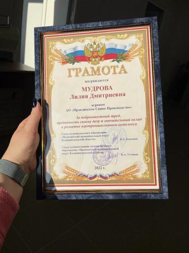 Резюме: Обучаемость, коммуникабельность, стрессоустойчивость. Развиты лидерские, управленческие и организаторские способности