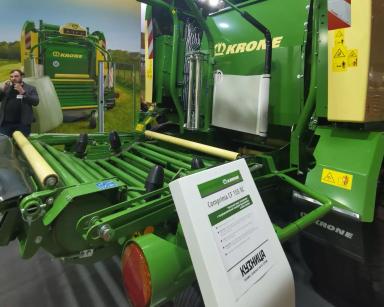 ПРЕСС-ПОДБОРЩИК COMPRIMA CF 155 XC: золото Krone за лучший кукурузный силос.