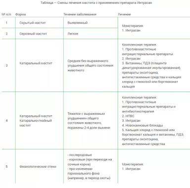 Наружный противомаститный препарат Интрасан — схемы лечения мастита
