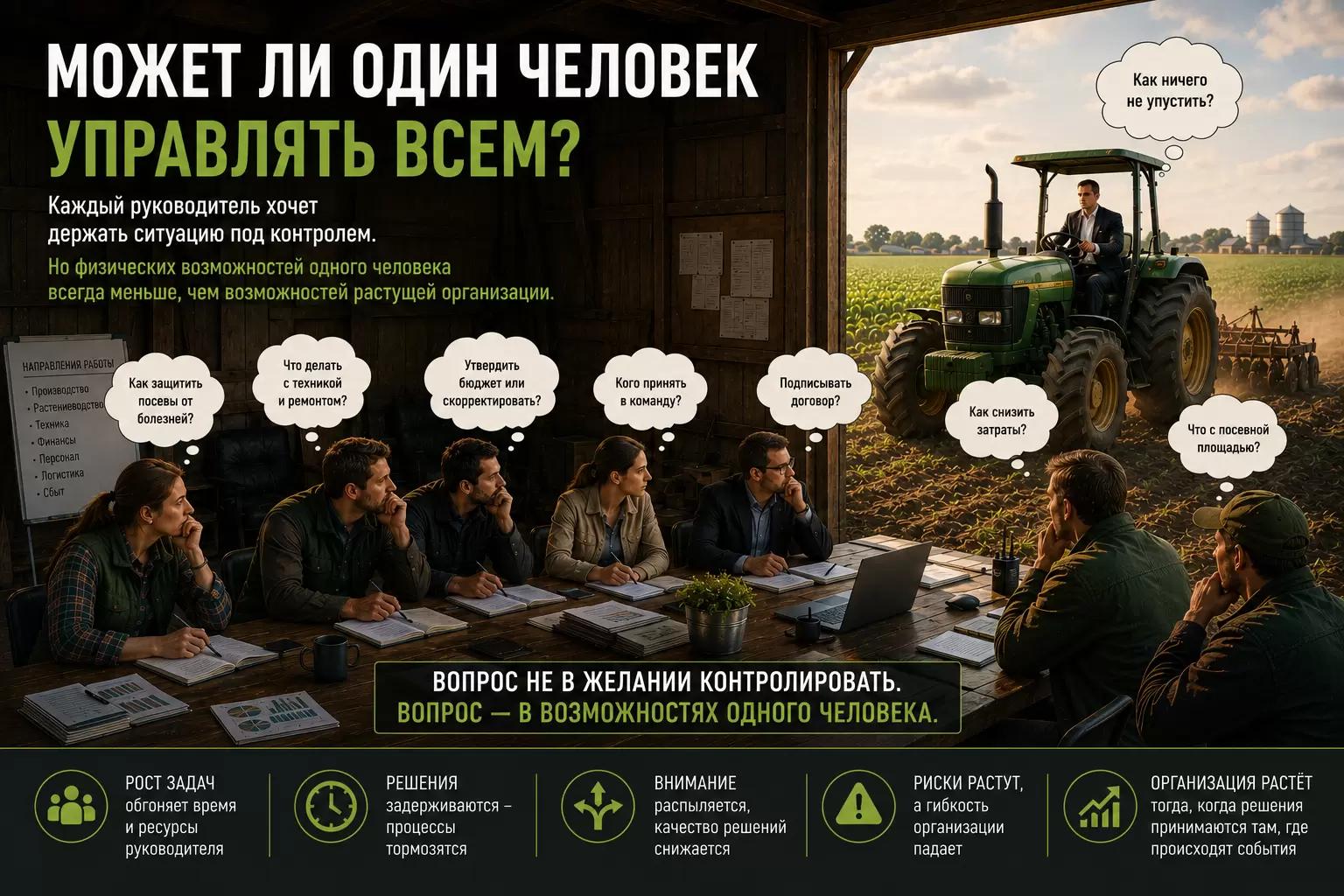 Может ли один человек управлять всем?