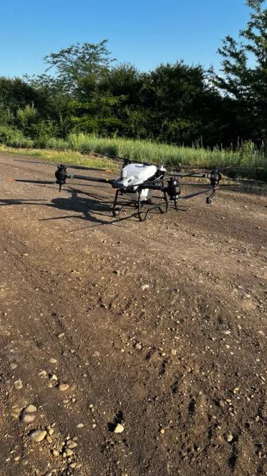 Дрон DJI Agras T40 - первый запуск и обучение оператора