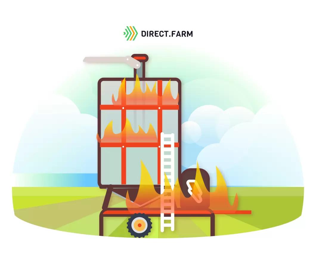 Как избежать возгорания зерносушилки?