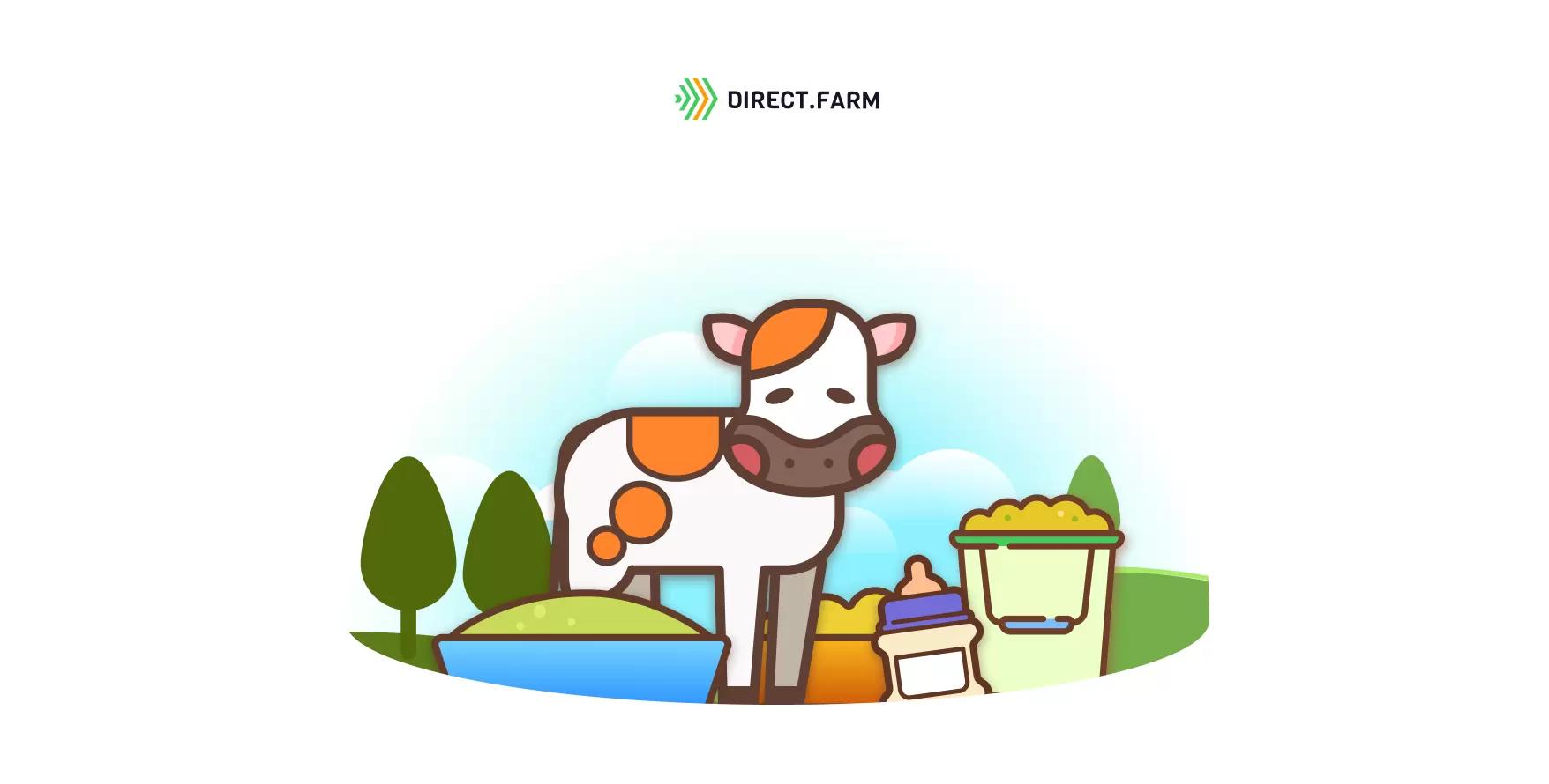 Помощь теленку при отказе от корма