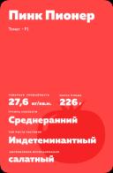 Пинк Пионер F1 (PINK PIONEER)