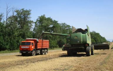 ПРОДОЛЖАЕТСЯ УБОРКА ГОРОХА