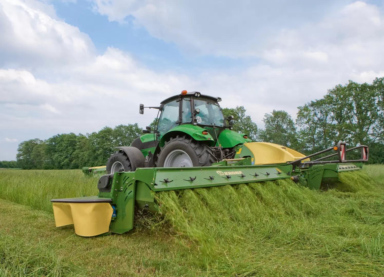 Можно ли на МТЗ-1221 установить косилку-плющилку от Krone?