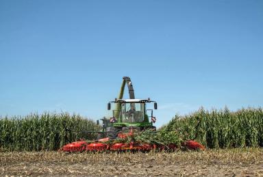 Кормоуборочный комбайн Fendt Katana 850: мощность лишней не бывает