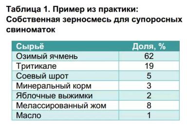 Сырая клетчатка в рационе свиноматок