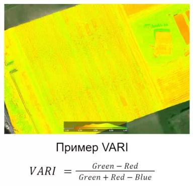 Применение вегетационных индексов при мультиспектральном зондировании полей