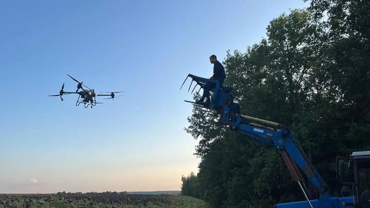 Агродроны DJI - рабочие будни