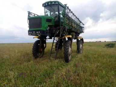 Опрыскиватель Барс и система автовождения Trimble