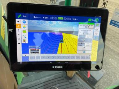 Весенний сев 2025 - отключение секций на перекрытиях с Trimble