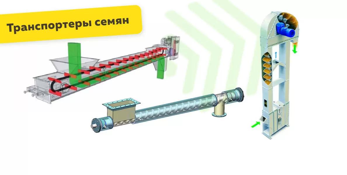 Транспортеры для зерна и семян