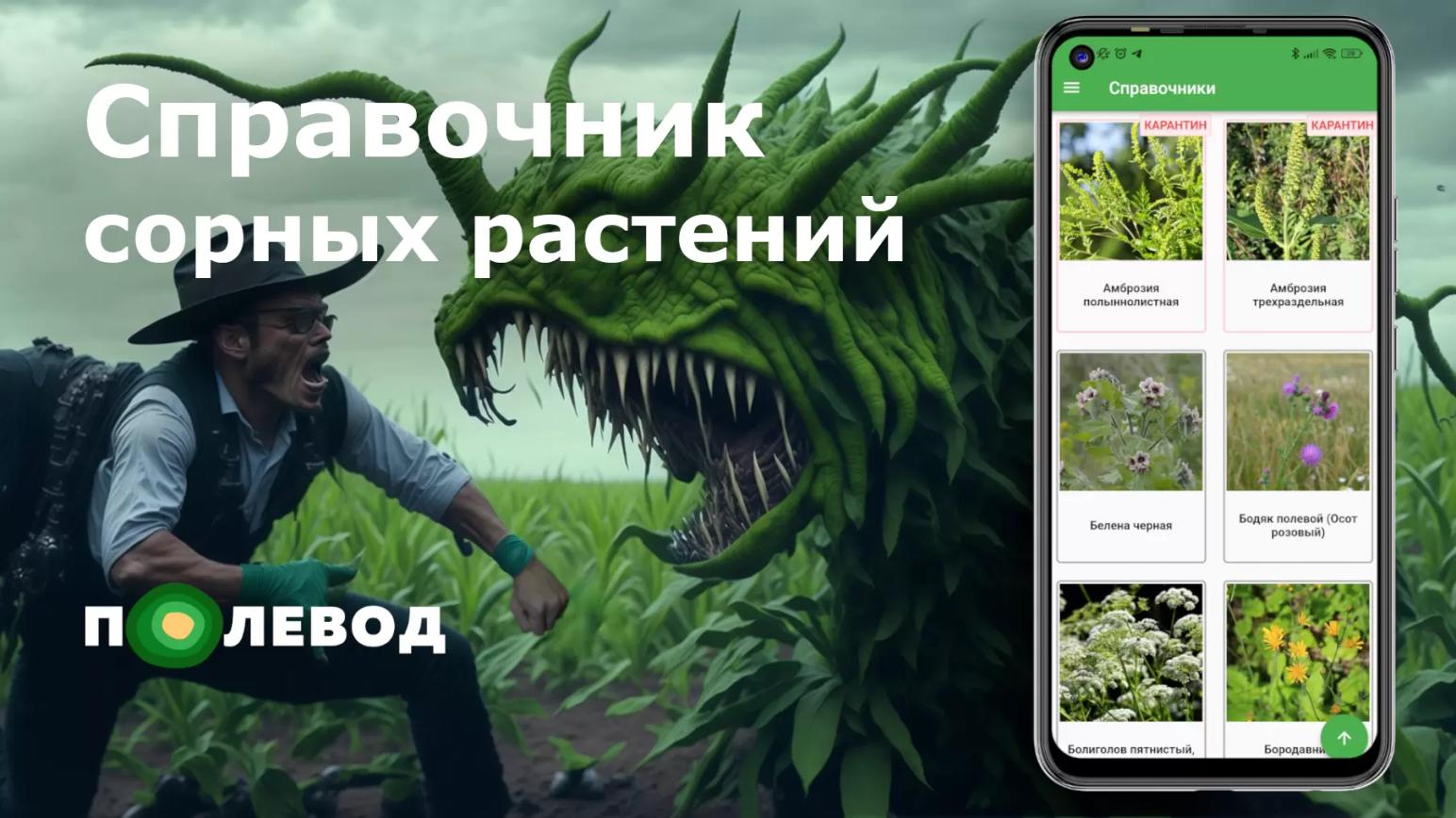 Справочник сорных растений в «Полеводе»: Как найти? Зачем нужен?