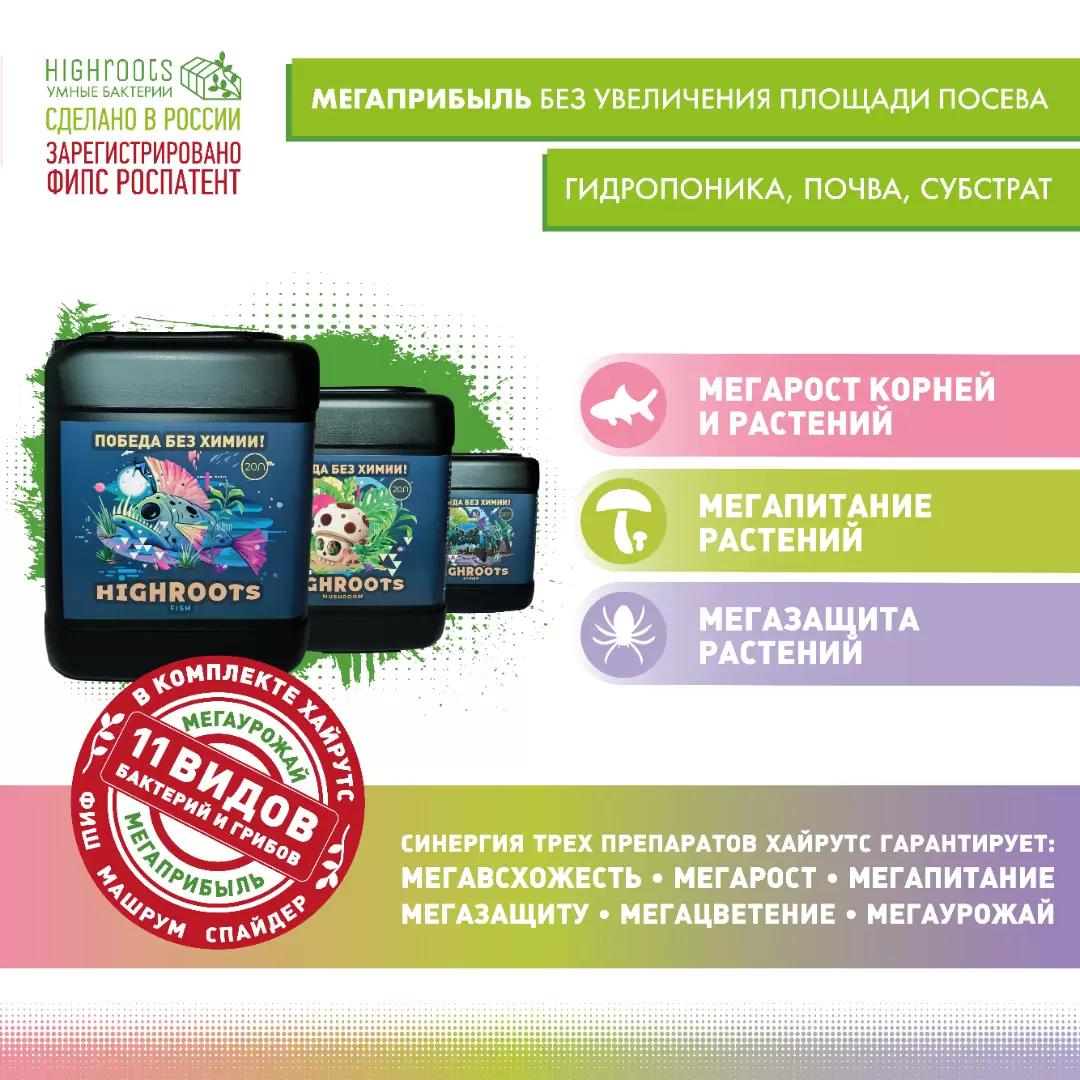 УМНЫЕ БАКТЕРИИ HIGHROOTS: профессиональный уход за растениями с первых дней