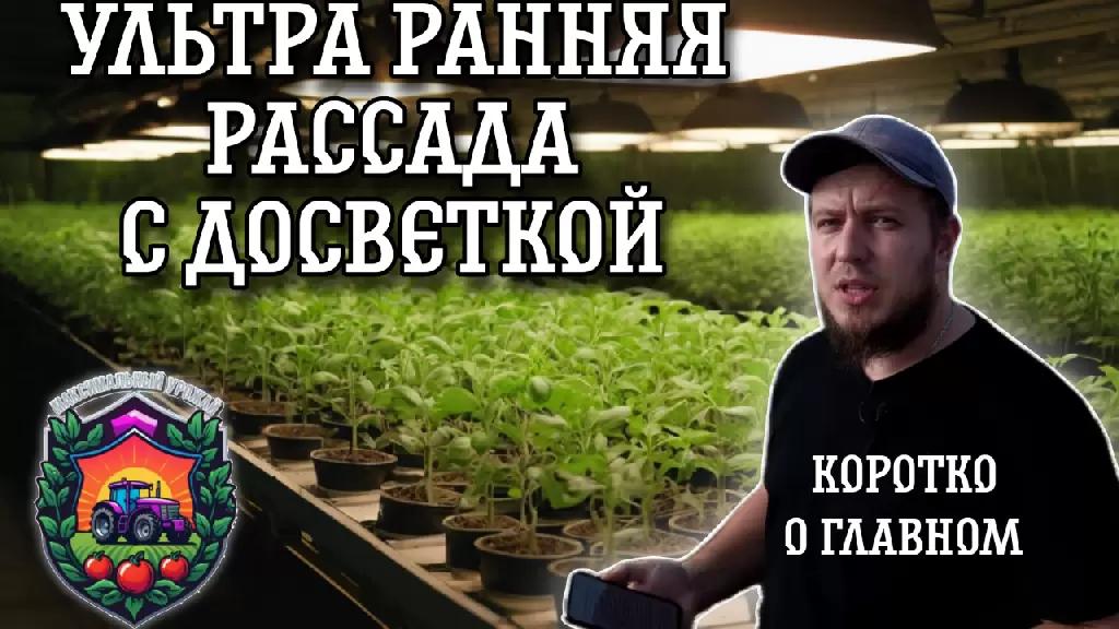 Коротко о рассаде томата в зимний период