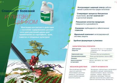 Антракол в защите яблони от парши