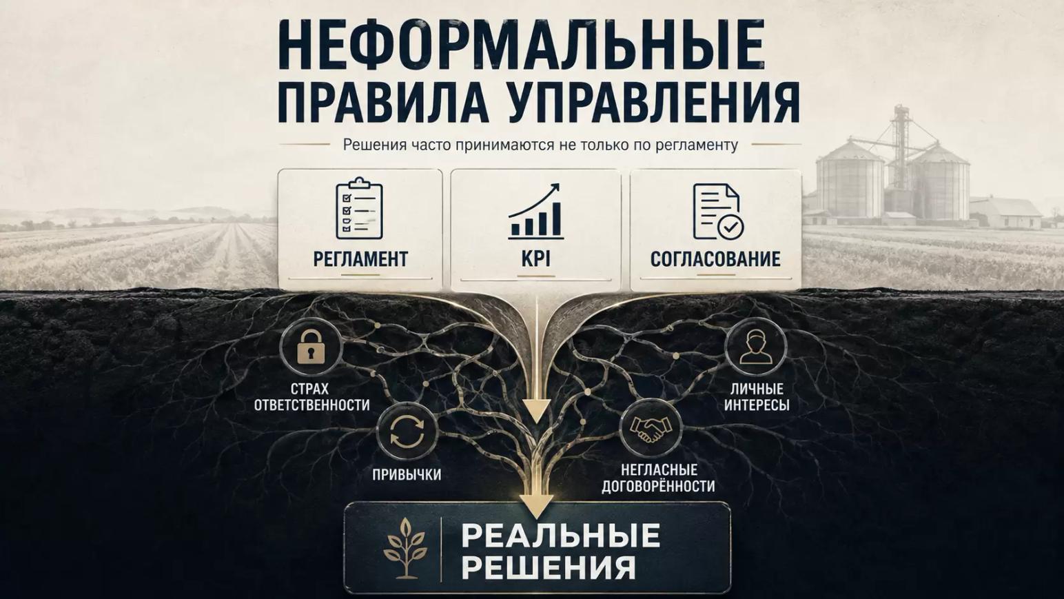 В любой системе управления есть правила