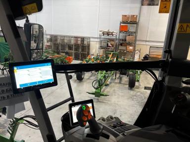 Опрыскиватель Amazon Pantera - автоматическое отключение секций на перекрытиях