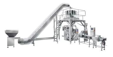 Автоматическая линия дозации и упаковки сыпучих материалов в пакеты 5 – 10 кг