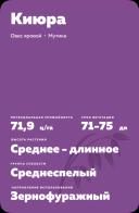 Киюра сорт овса ярового