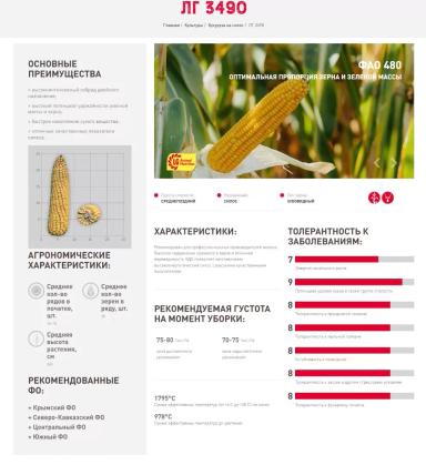 ЛГ 3490 (LG 3490) гибрид кукурузы