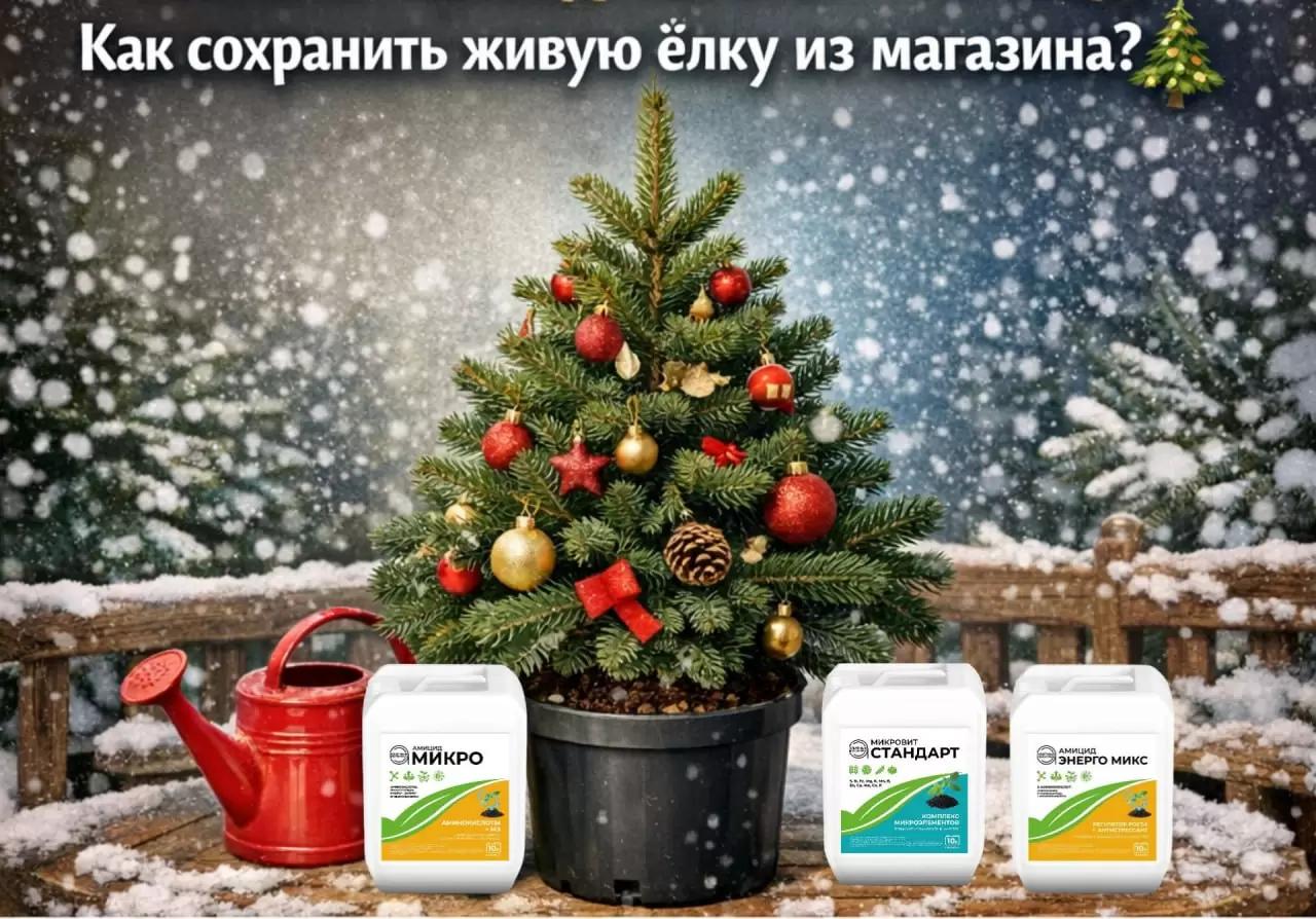 После праздников - в сад! Как сохранить живую ёлку из магазина?