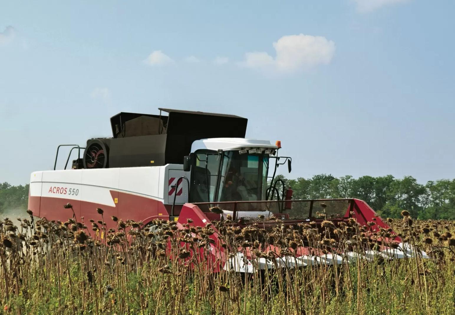 Подскажите настройки Acros 550 под подсолнечник!