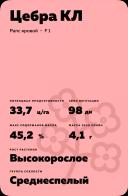 Цебра КЛ рапс яровой