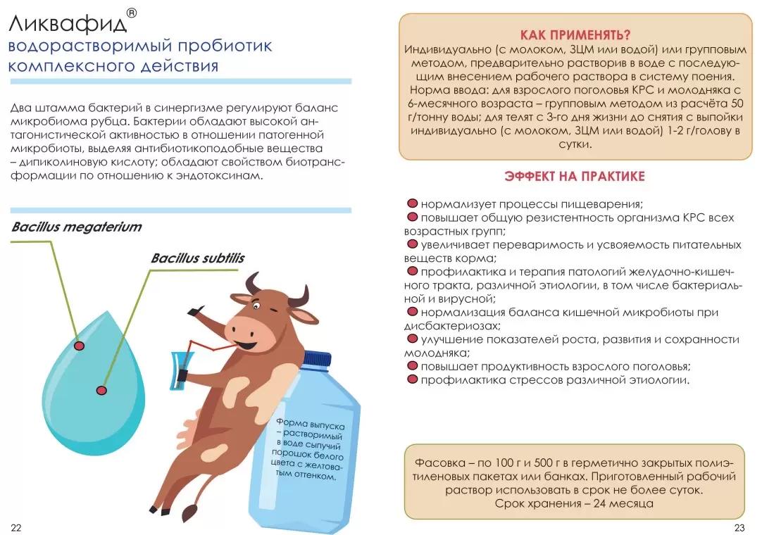 Водорастворимый многофункциональный пробиотик Ликвафид.