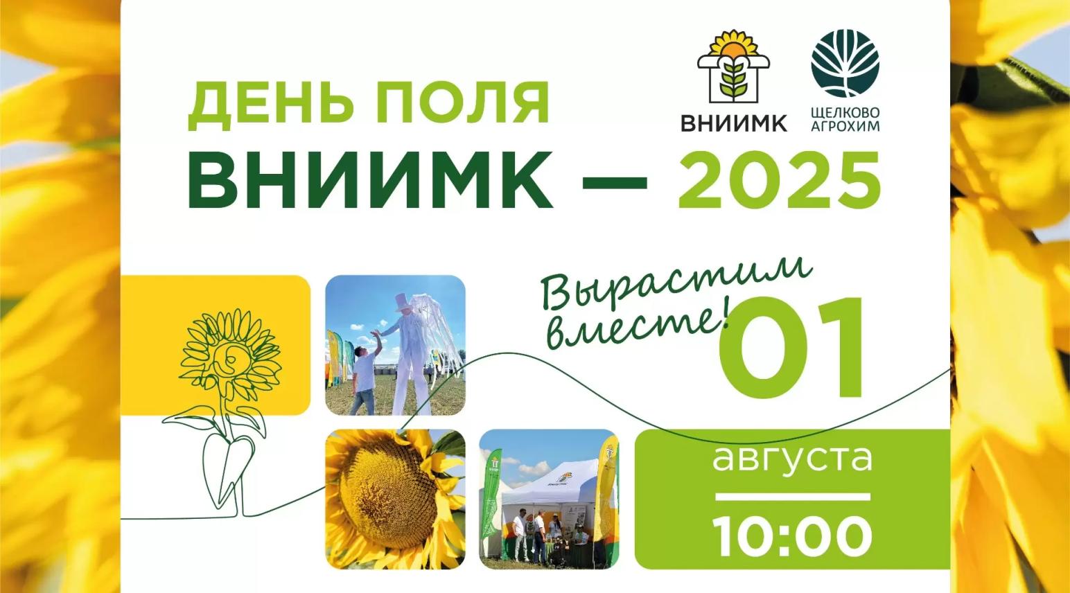 Приглашаем на «День поля ВНИИМК–2025»!