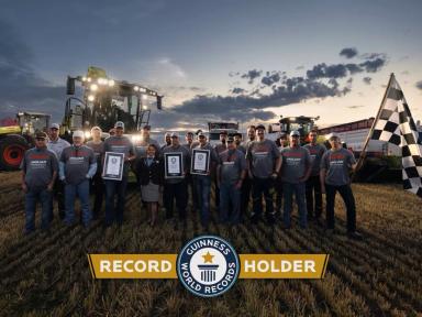 4096 тонн за 12 часов — новый мировой рекорд от CLAAS!