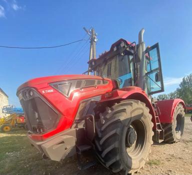 Трактор Кировец К 746 М и автопилот Trimble - точность до 2,5 см
