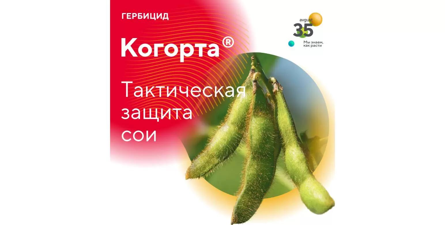 Когорта® борется с сорняками на сое