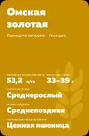 Омская золотая сорт мягкой яровой пшеницы
