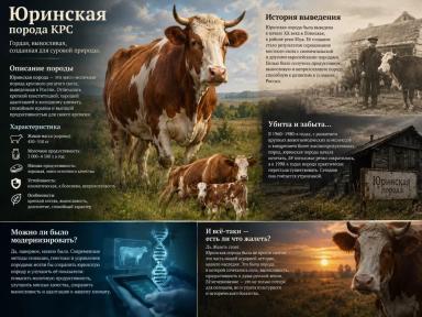 Юринская порода КРС: история взлета и забвения