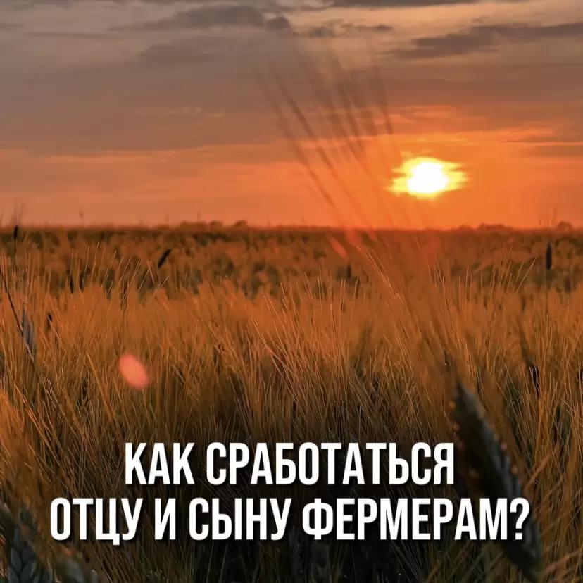 КАК СРАБОТАТЬСЯ ОТЦУ И СЫНУ ФЕРМЕРАМ?