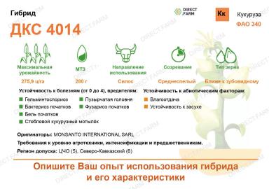 ДКС 4014 гибрид кукурузы