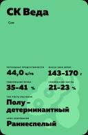 СК Веда сорт сои