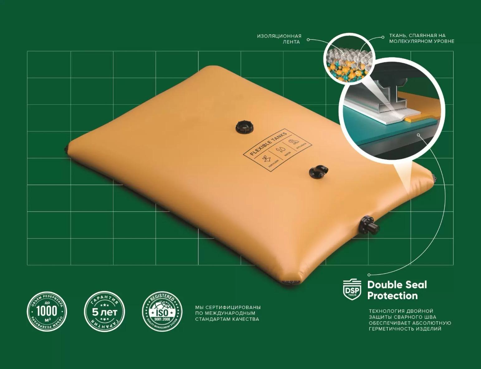 Гибкие резервуары для хранения КАС