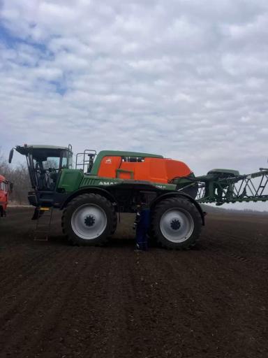 Опрыскиватель Amazon Pantera - автоматическое отключение секций на перекрытиях