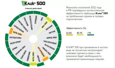 КЛИК®  500 - решение проблемы двудольных сорняков для кукурузы и подсолнечника!