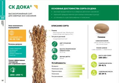 СК Дока сорт сои