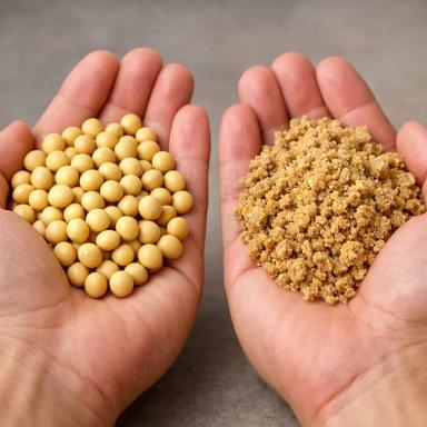 Трейд-ин: соевые бобы ↔️ соевый шрот/жмых. Коэффициент по рынку