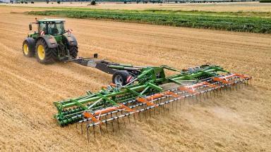 AMAZONE В ПОГОНЕ ЗА HORSCH: первые испытания режущего катка...