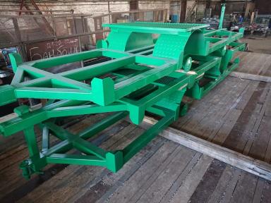 Производство рам прицепов плодовозов для сельскохозяйственных предприятий.