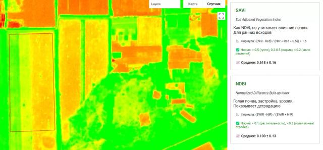 Что покажет спутник кроме NDVI: 4 индекса для фермера, которые спасут урожай