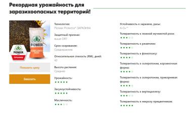 ПР 64 Ф 66 (PR64F66) гибрид подсолнечника