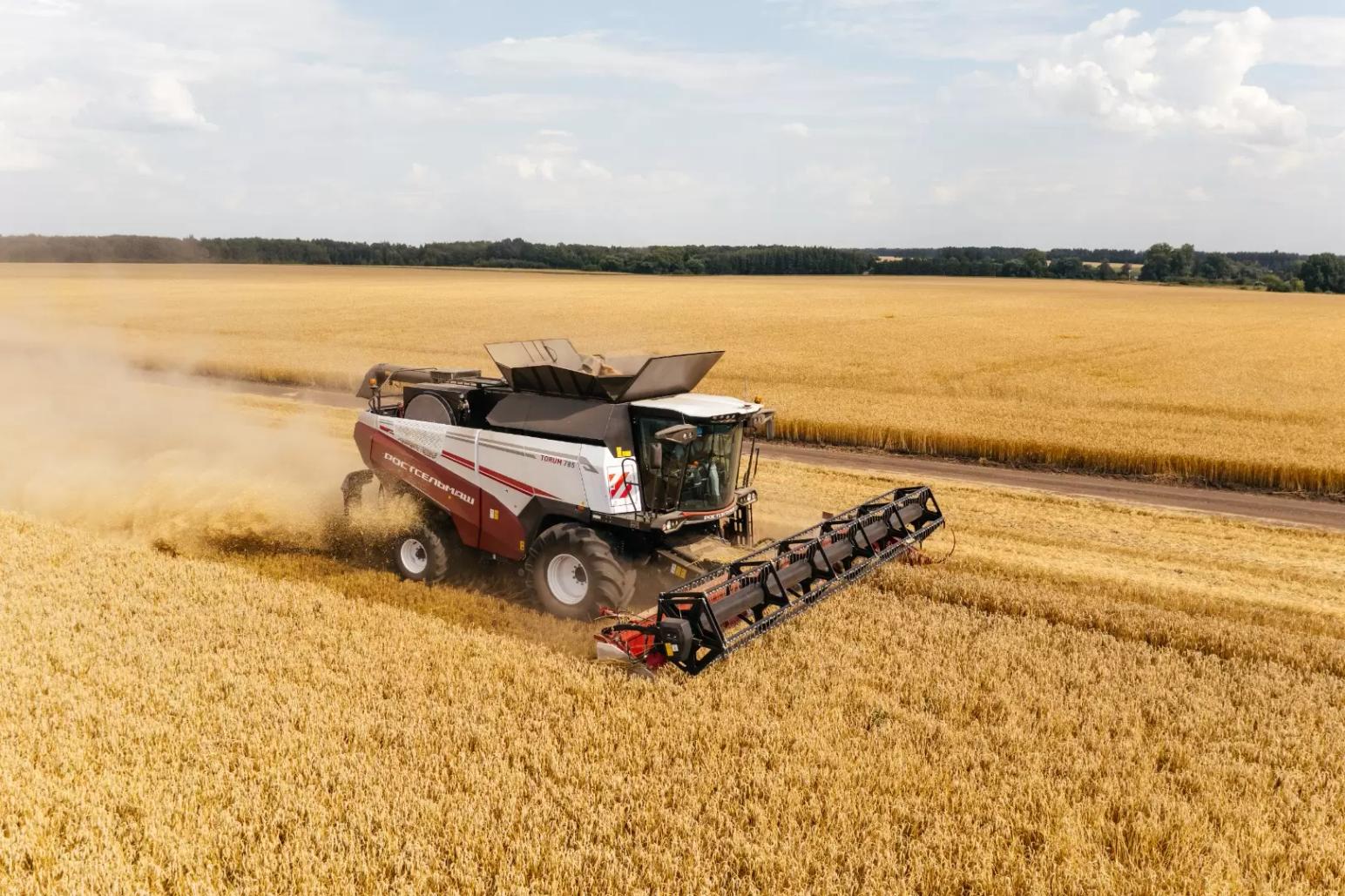 Бесступенчатый привод ротора на комбайне TORUM 785.