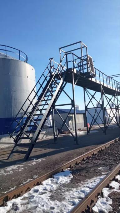 ЖД Эстакады для вагонов с удобрениями и злаками